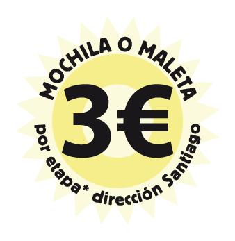 El servicio de recogida de mochilas en el Camino de Santiago de Sarria a Santiago de Compostela