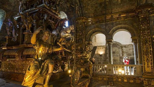 Una de las partes menos conocidas del templo Xacobeo, la Tribuna de la Catedral.
