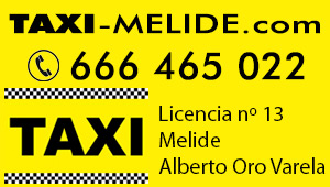 Teléfono Taxi Melide 24h